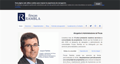 Desktop Screenshot of fincasrambla.com