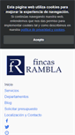Mobile Screenshot of fincasrambla.com